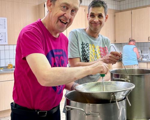 Samen koken in de keuken